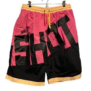 Screen Shot Men’s Retro Colorful Shorts XL